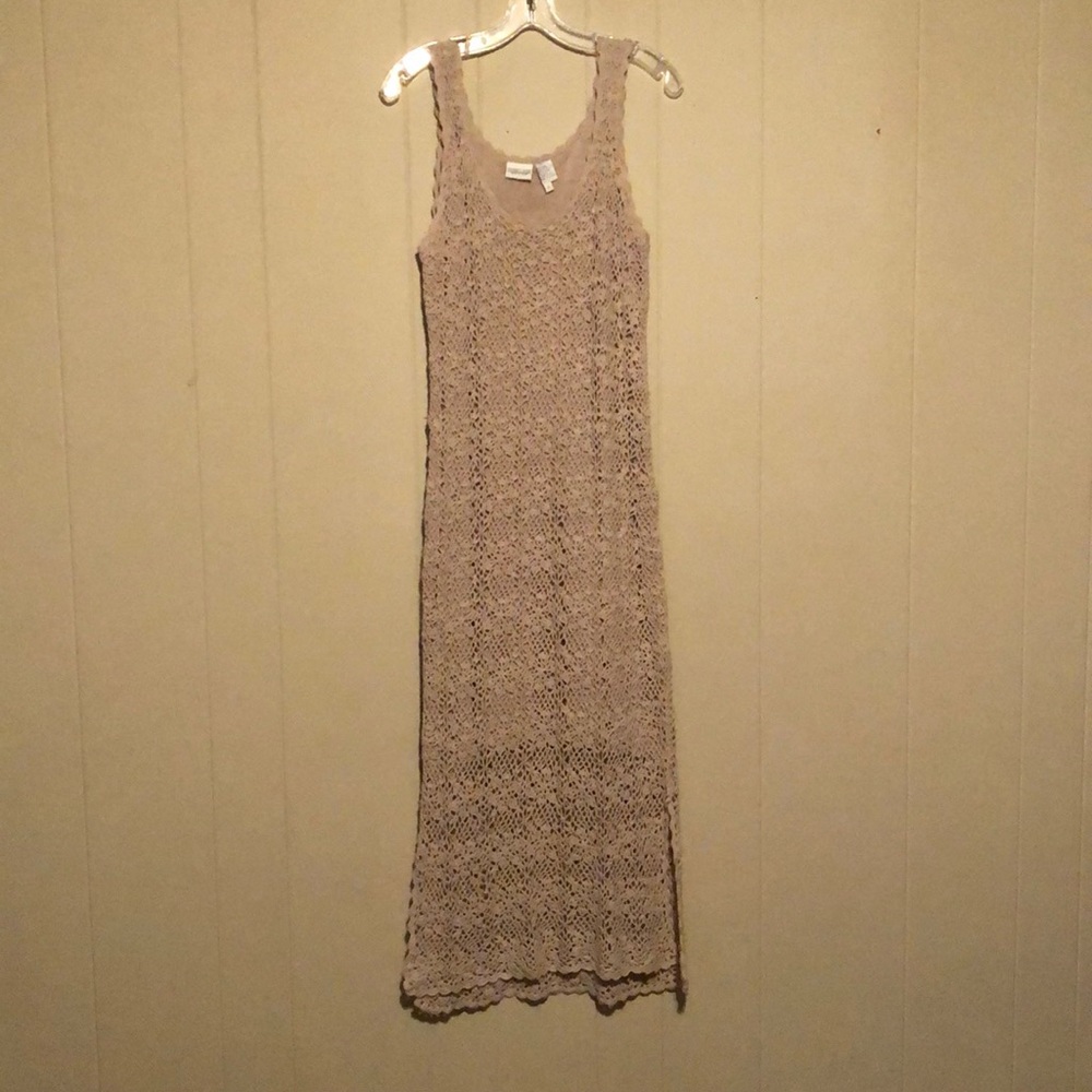 Long crocheted style long sundress